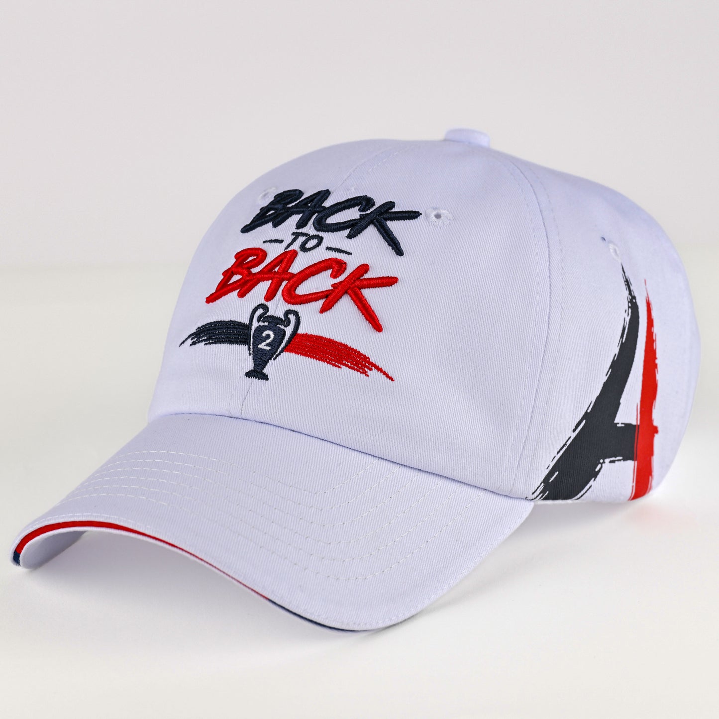 Casquette Back to Back – Double Champion d’Europe 🔴🔵⭐⭐