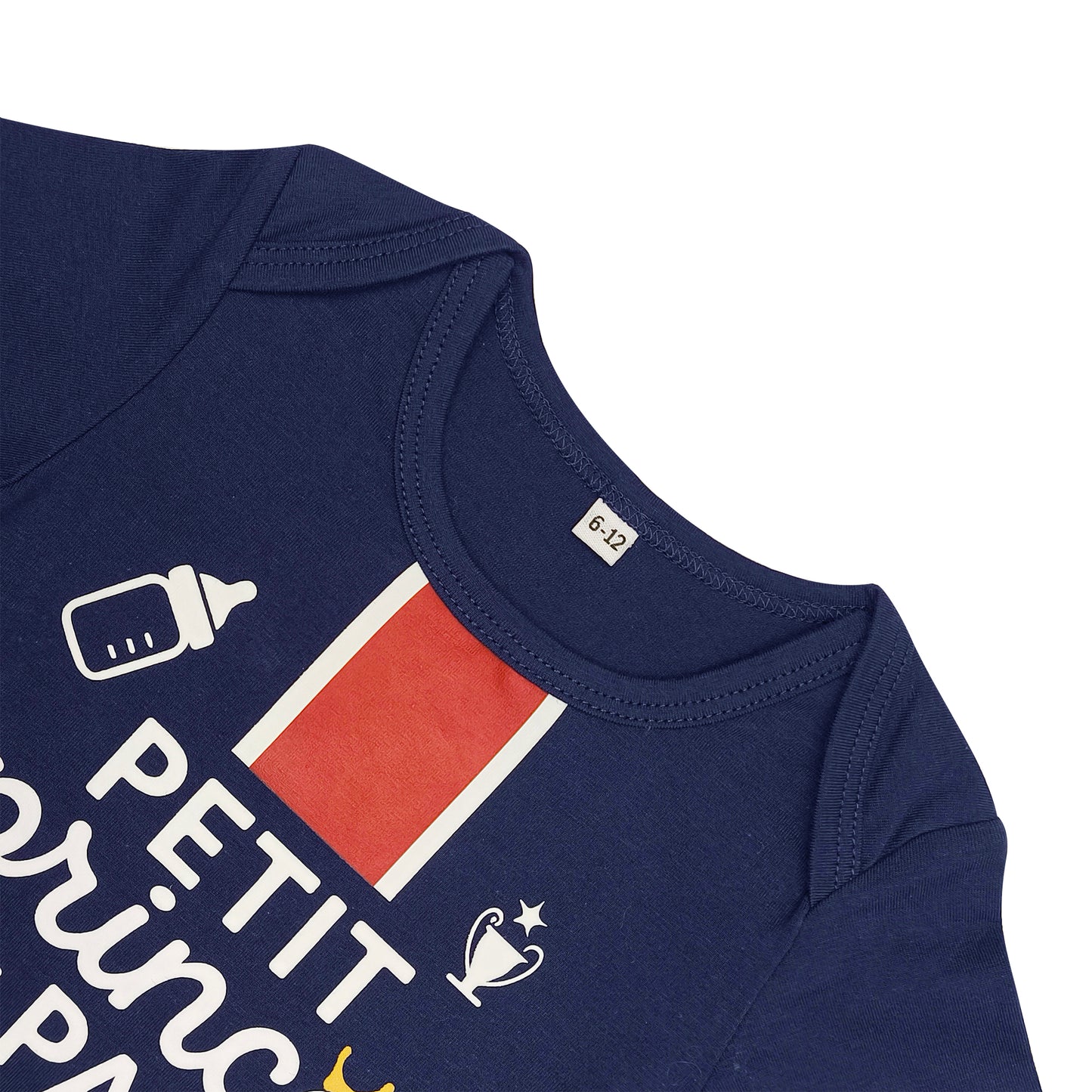Body Bébé – Petit Prince du Parc | Bébé Supporter de Paris 👶| Coton bio